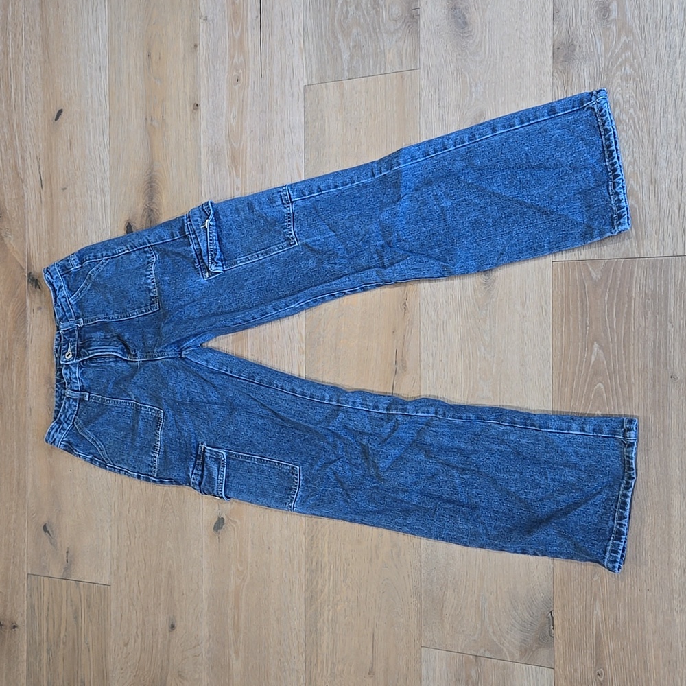 Shein Women's Medium (sz 26) High waisted Boot Cut utility Jeans